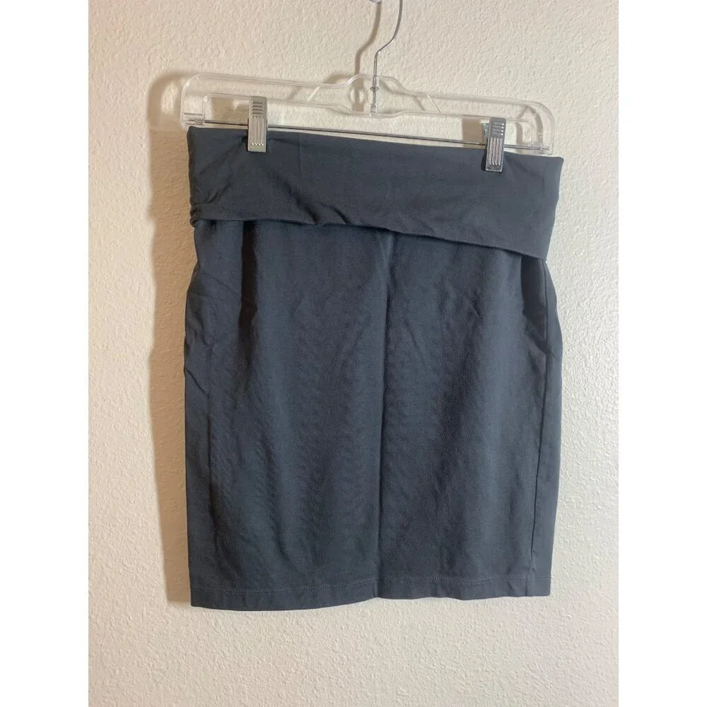 XXI Gray Cotton Pencil Skirt Womens Size Medium K7